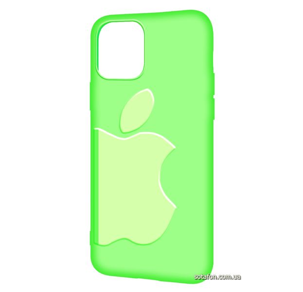 Чохол-накладка TPU Big Apple Case для iPhone 11 Pro Флуоресцентний зелений 1001000349 фото