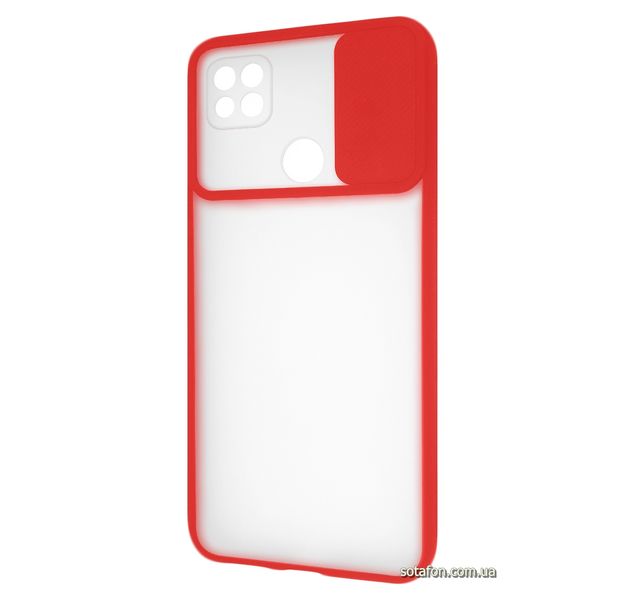 Чехол-накладка TPU+PC Camera Protect Matte Case для Xiaomi Redmi 9C Красный 1001004475p фото