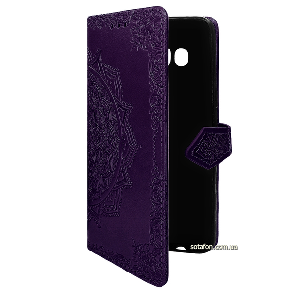 Шкіряний чохол-книжка Art Case для Samsung Galaxy J5 (2016) SM-J510H Фіолетовий 0088576192p фото