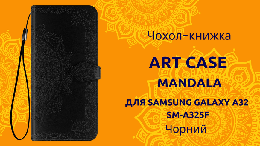 Кожаный чехол-книжка Art Case для Samsung Galaxy A32 SM-A325F Черный 0088576234p фото