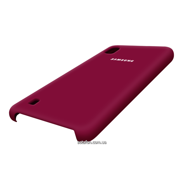 Чохол-накладка Silicone Cover (AA) для Samsung Galaxy A10 SM-A105F Пурпуровий 0088576281p фото | SOTAFON
