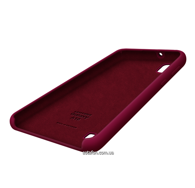Чохол-накладка Silicone Cover (AA) для Samsung Galaxy A10 SM-A105F Пурпуровий 0088576281p фото | SOTAFON
