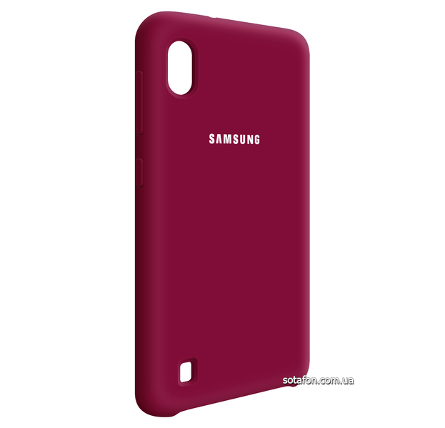Чохол-накладка Silicone Cover (AA) для Samsung Galaxy A10 SM-A105F Пурпуровий 0088576281p фото | SOTAFON
