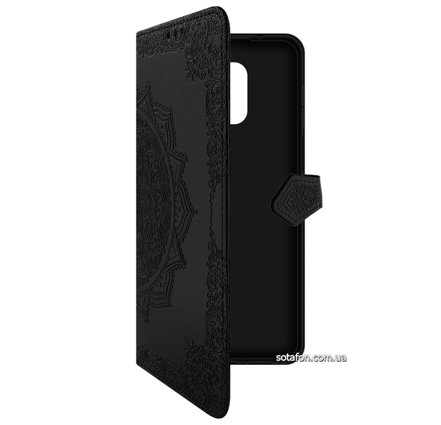 Кожаный чехол-книжка Art Case для Xiaomi Redmi Note 9s / Note 9 Pro / Note 9 Pro Max Черный 0088576235p фото