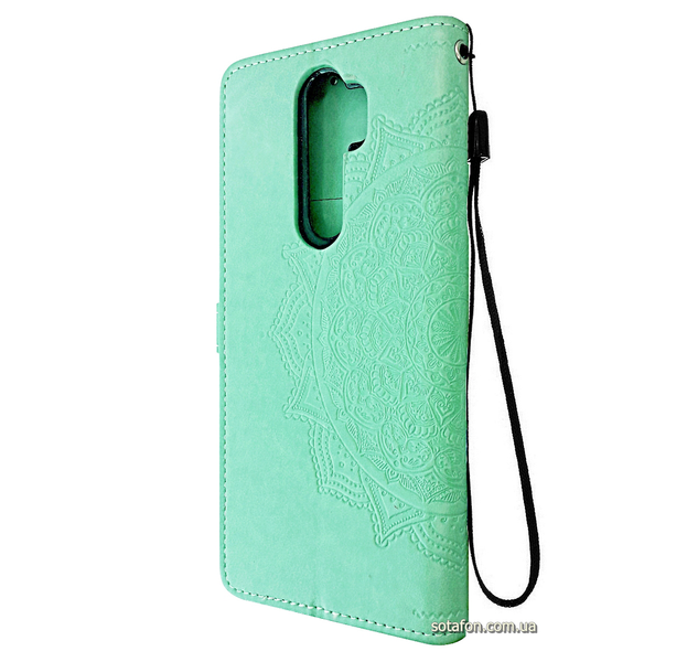 Кожаный чехол-книжка Art Case для Xiaomi Redmi Note 8 Pro Бирюзовый 0088576193p фото