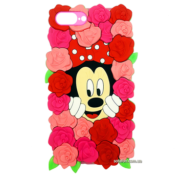 Чохол-накладка TPU 3D Minnie Mouse case для iPhone 7 Plus / 8 Plus Рожевий 0088576194p фото