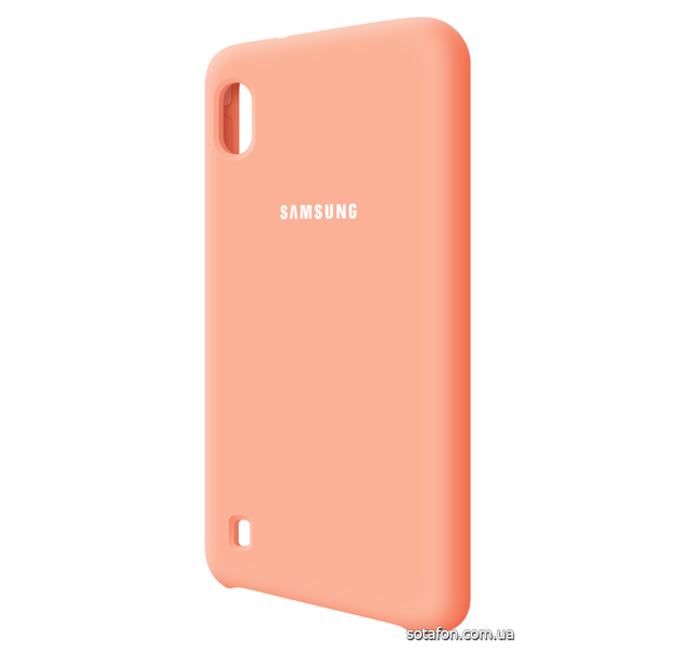 Чехол-накладка Silicone Cover (AA) для Samsung Galaxy A10 SM-A105F Светло-розовый 0088576282p фото | SOTAFON