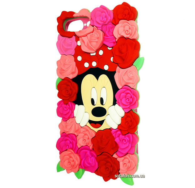 Чохол-накладка TPU 3D Minnie Mouse case для iPhone 7 Plus / 8 Plus Рожевий 0088576194p фото