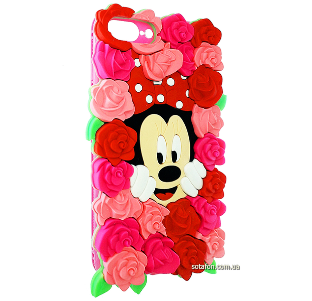 Чехол-накладка TPU 3D Minnie Mouse case для iPhone 7 Plus / 8 Plus Розовый 0088576194p фото