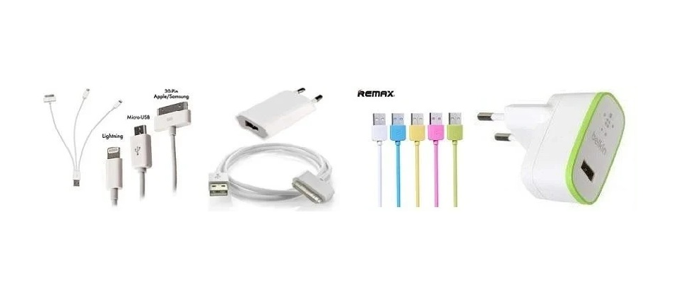 Chargers and cables for smartphones